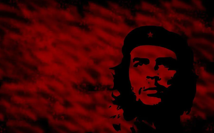 The background of the famous revolutionary figure Ernesto Che Guevara suitable for printing 