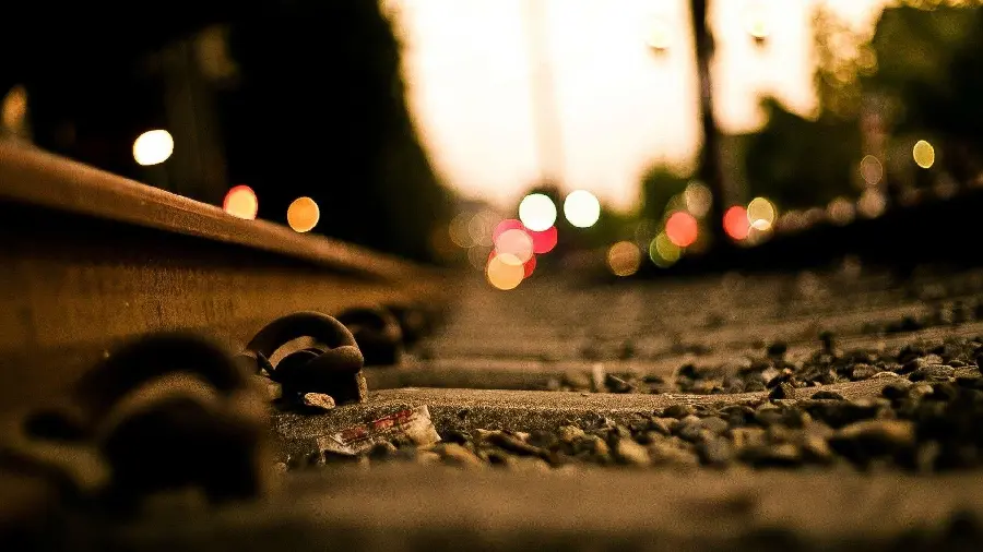 Download a very beautiful wallpaper of the train tracks with excellent quality