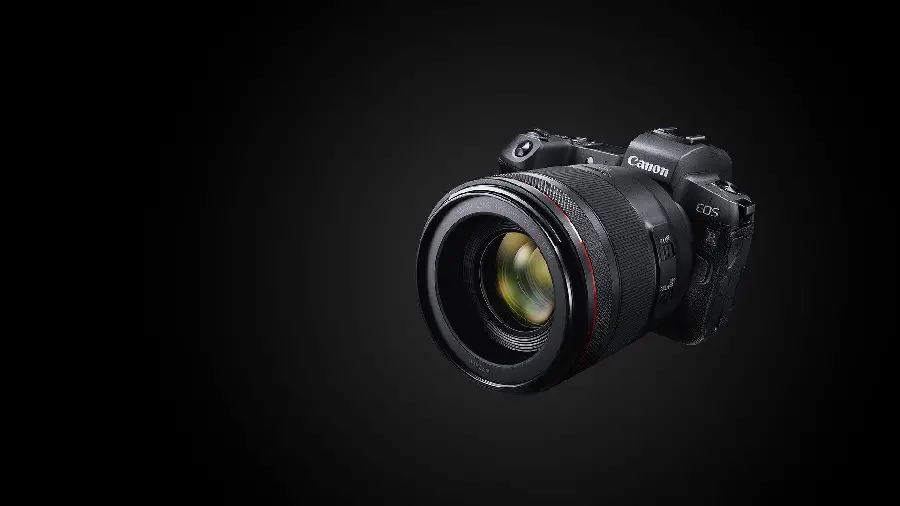 Vector photo of Canon Eos R camera with advanced Dual Pixel CMOS autofocus system