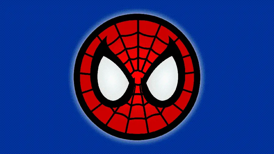 Download the graphic design of the Spider-Man face and mask in full HD quality 