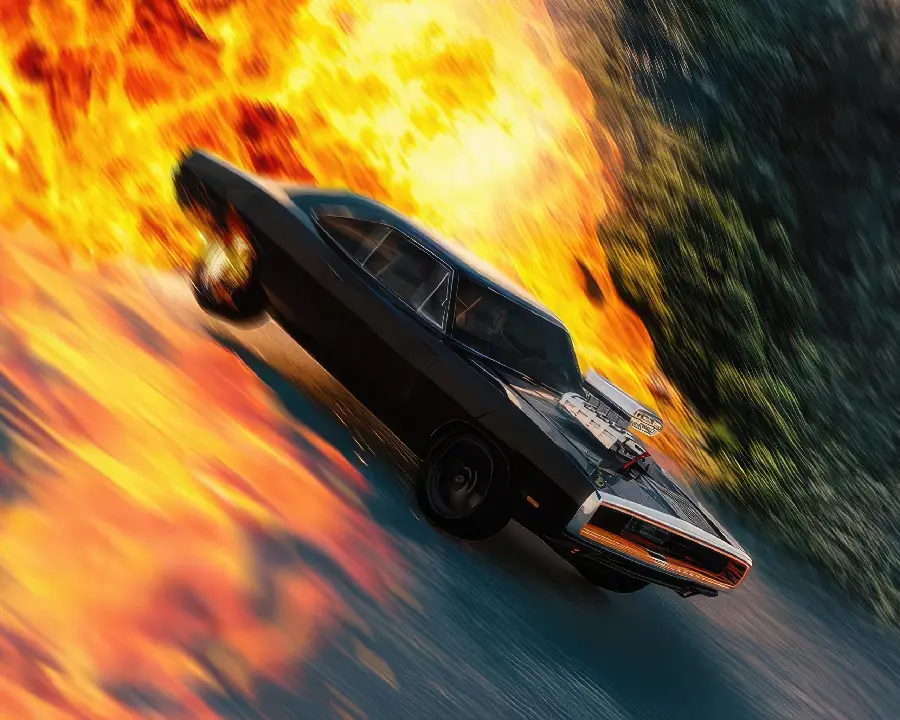 Wallpaper from the exciting Fast and Furious 10 Fast X movie sequence