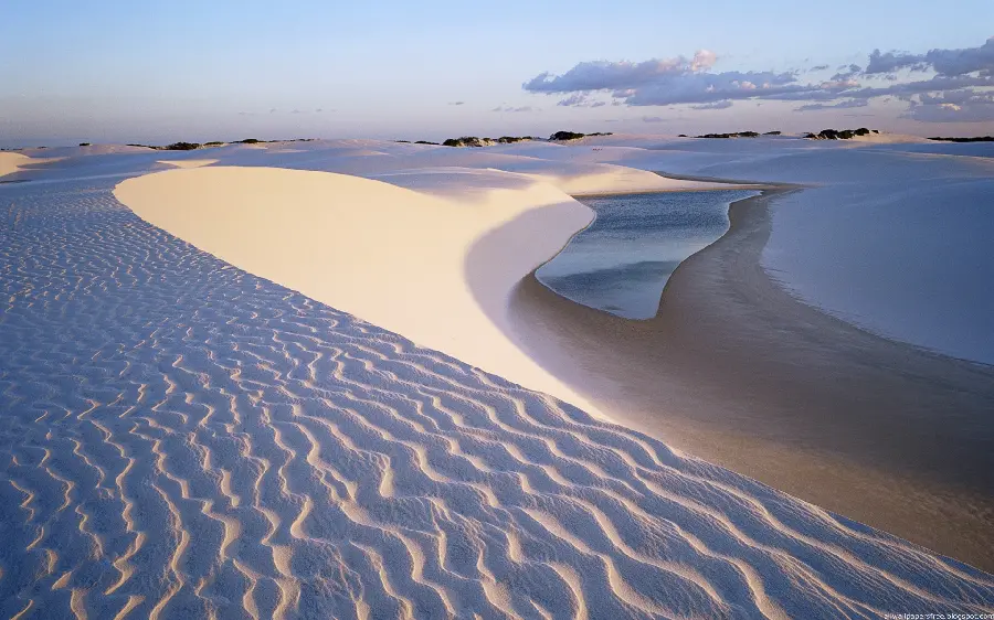 Nature background image with a view of soft and special sand