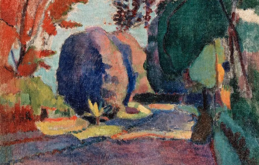 The Luxembourg Gardens 1902 by Henri Matisse
