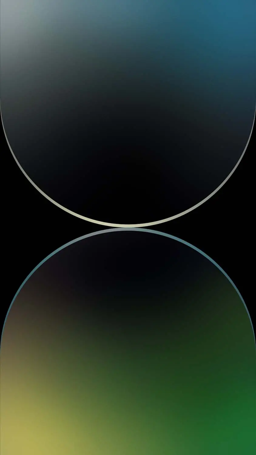 Beautiful wallpaper for iPhone 15 in green theme 
