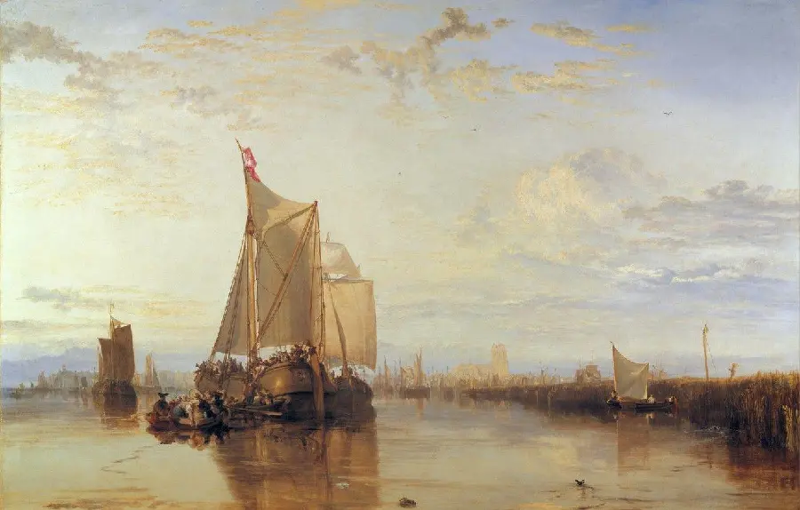 Download a picture of the painting of the slave ship, a famous work of art by William Turner
