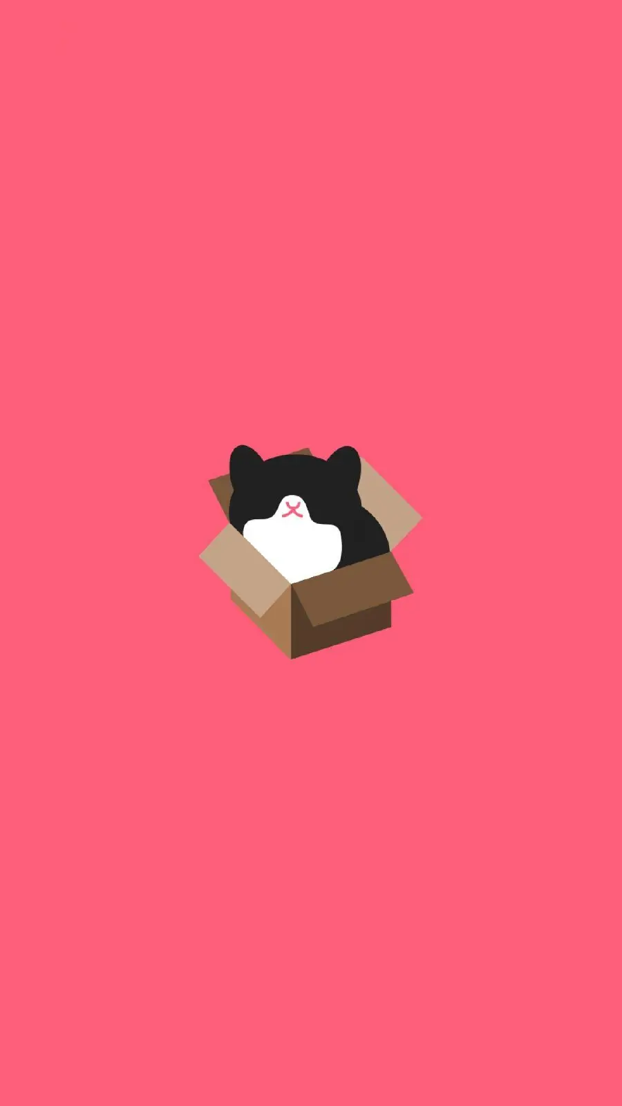The cutest simple minimalist background for the iPhone or iPad tablet 