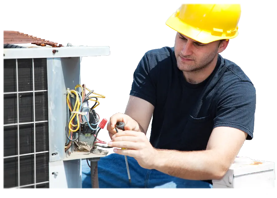 Download PNG image of an electrical engineer working 