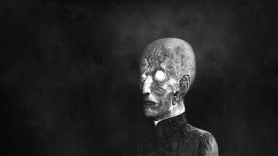 Scary Stock Image for Writing Exciting Black Surrealism Content