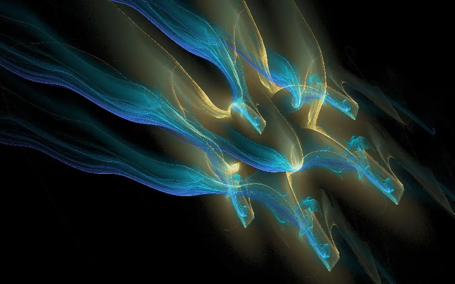 Abstract fractal stock photo for widescreen monitors