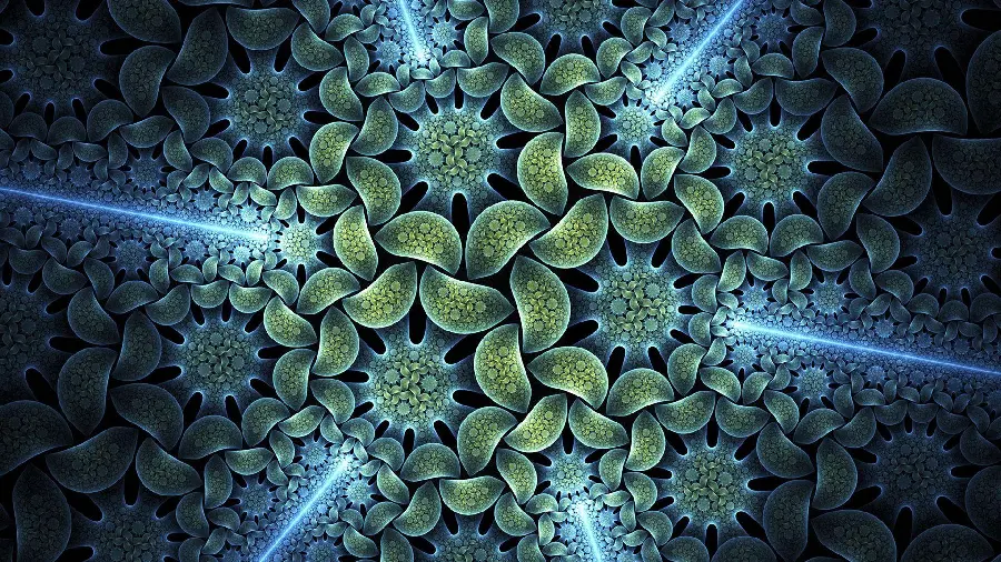 Abstract fractal photos are an attractive and spectacular art