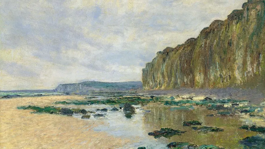 Painting Tide at Waringville, 1882 - Claude Monet 