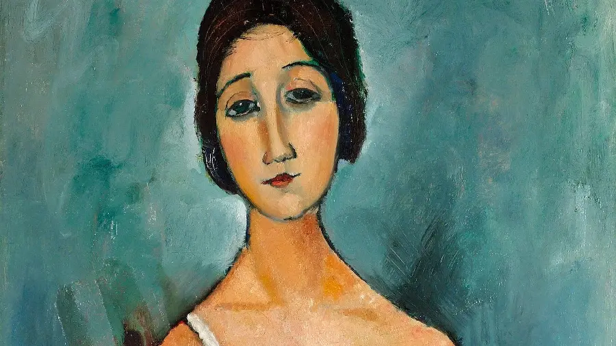  Christina Painting Fine Art Print by Amedeo Modigliani