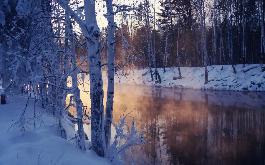 Winter photo with the best and creative photography angle 
