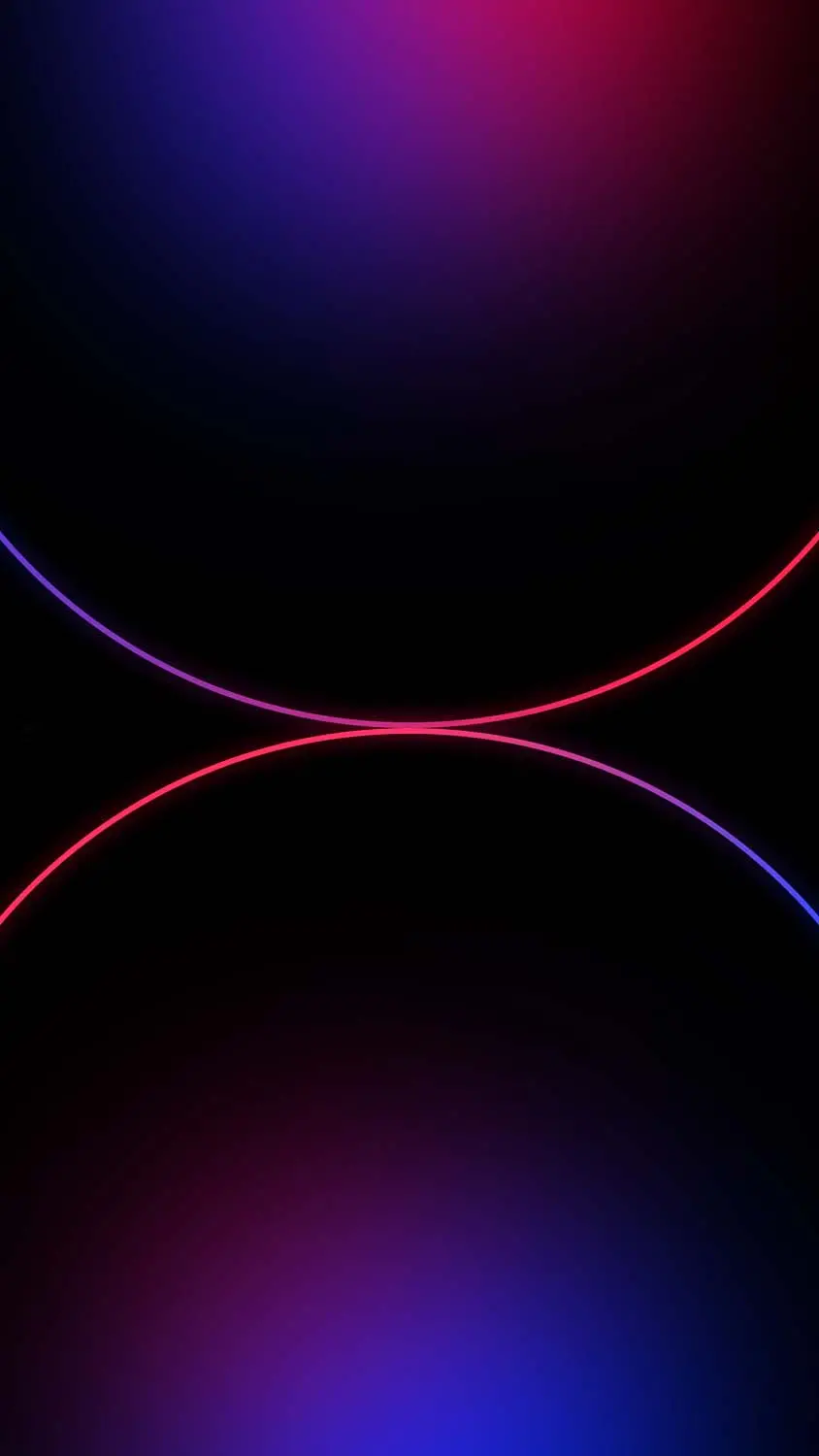 Stock bright colors on a black background for iPhone 15