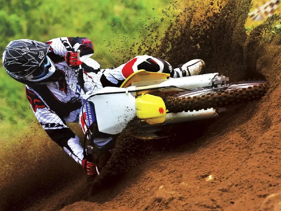 Fantasy Photo of SKOLON or Synchronous Motocross on the Racetrack in 4k Quality