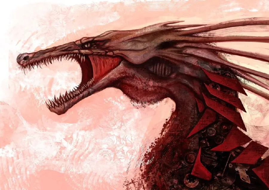 Download fiery red dragon wallpaper with 4K quality 