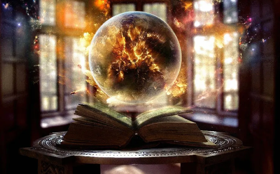 Dreamy Glass Crystal Ball Wallpaper for Backgrounds and Profiles