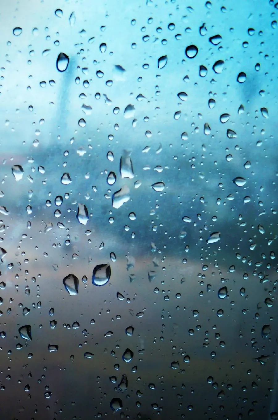 Background and wallpaper for iPhone, water drops on glass design