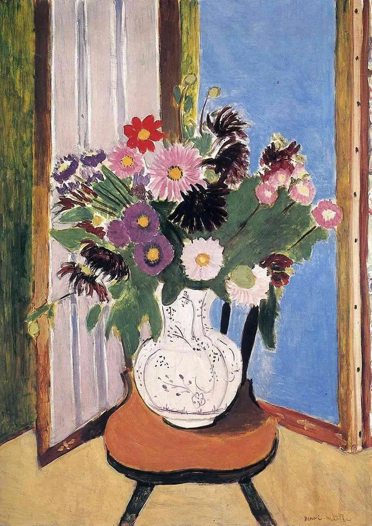 Daisies in 1919 oil painting by Henri Matisse