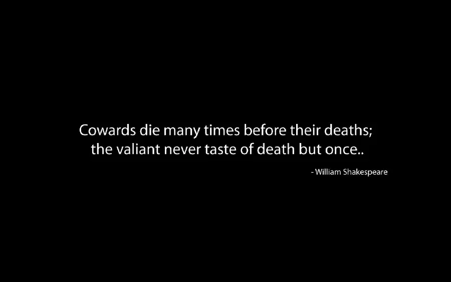 Photo with words of William Shakespeare, the famous English poet and playwright 