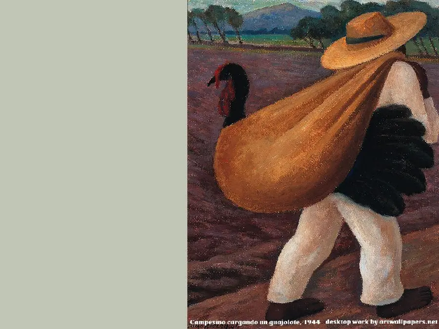 High-quality photo of the most prominent Mexican painter of the 20th century, Diego Rivera