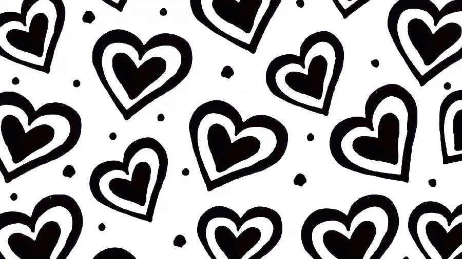 HD black heart wallpaper on a white background for Instagram story highlights 