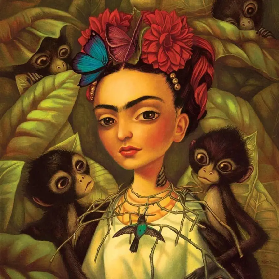 Illustration from the book Frida by Sebastian Perez - Illustrator Benjamin