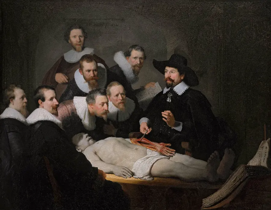 Photo of Rembrandt's painting called The Lame Doctor, painted in 1632