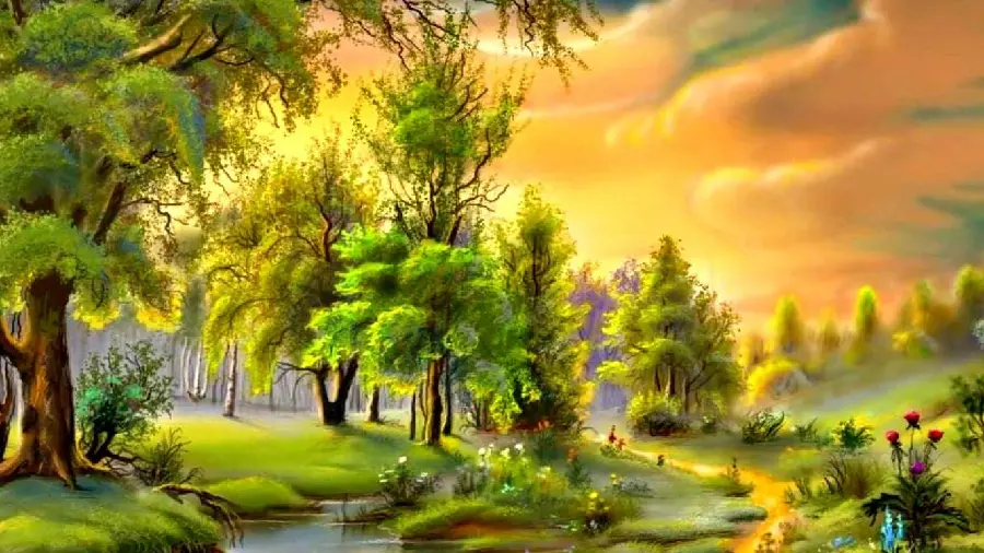 Free and high-quality stock photo of nature painting 