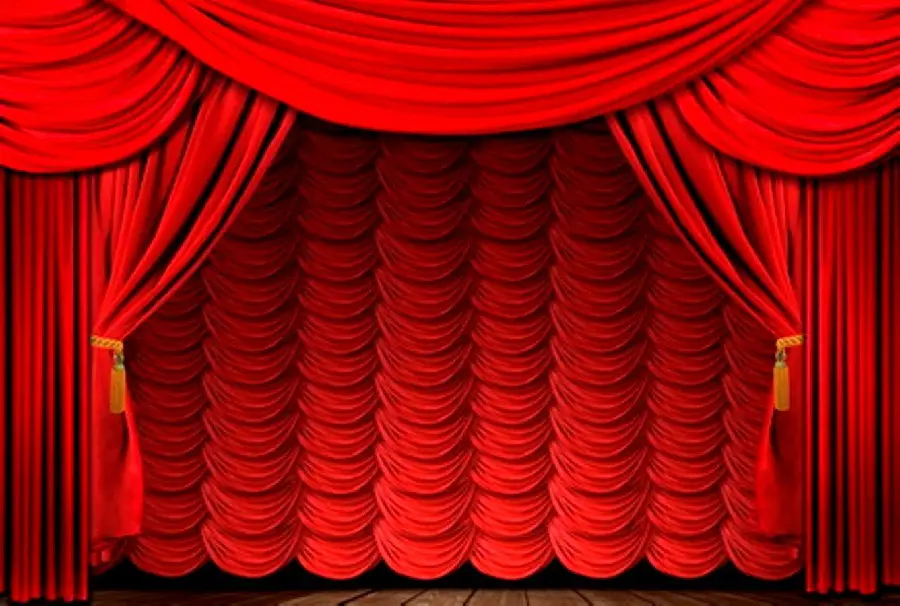 Superb quality photo of the theater screen
