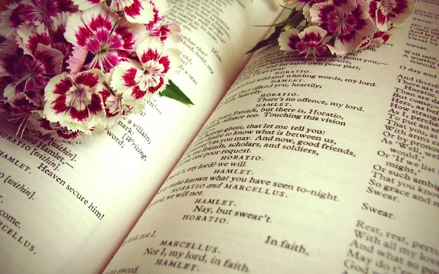 Photo written from the words of William Shakespeare, the famous English poet and actor 