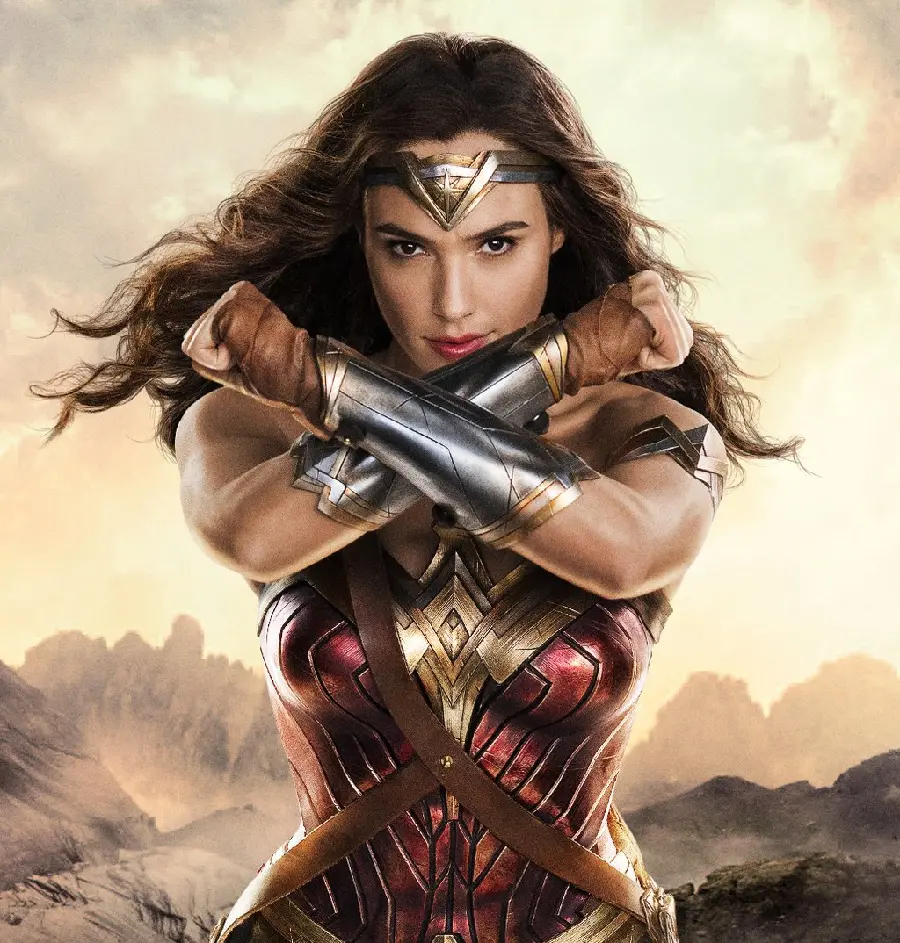 Download Wonder Woman Photo with Cool Background for Mobile Wallpaper 