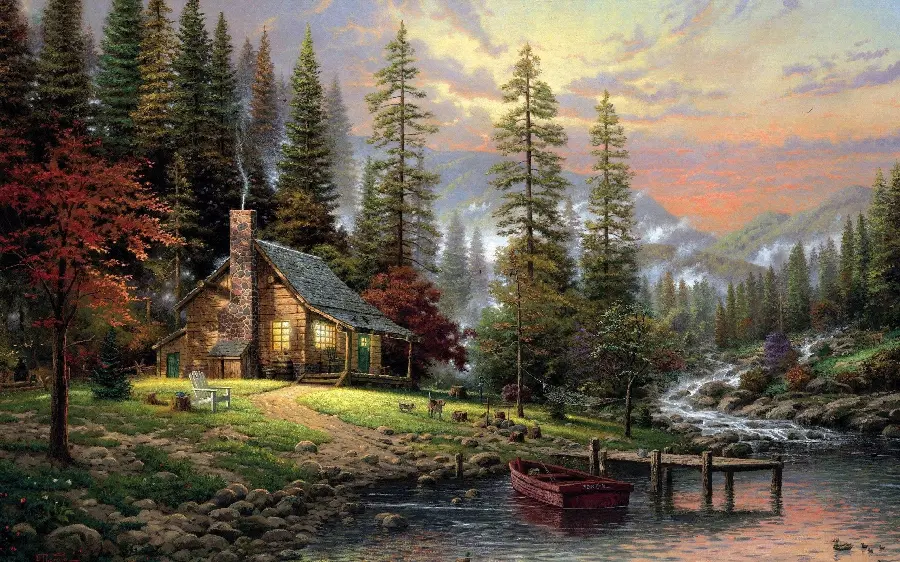 The most relaxing and incredible nature painting