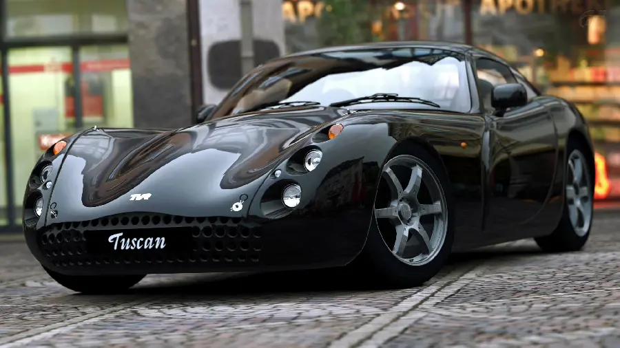 Image of an English sports car tvr ToskaHD for laptop background