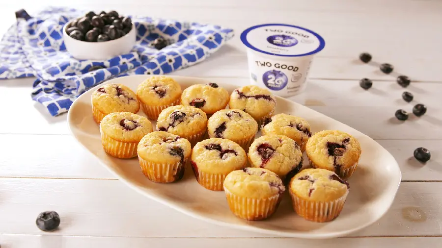 Free download of an image of a blueberry muffin or a delicious cookie and simple cooking 