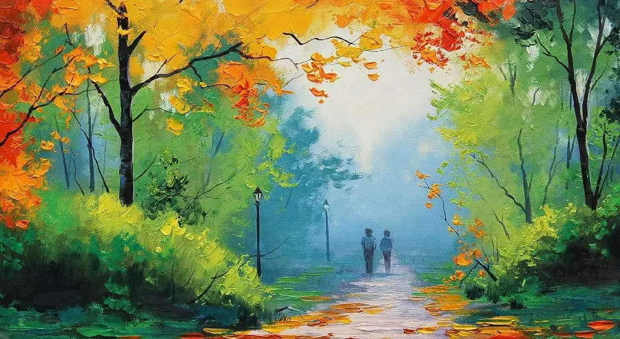 Stylish photo of a nature painting with a beautiful design and Special and unique 