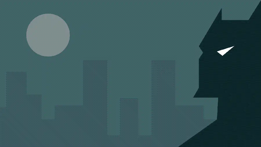 Minimalist Batman Background for Boys' Profiles