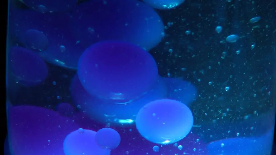 Lava lamp close-up wallpaper