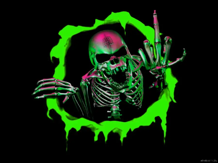Graphic image of a human skull with a fantasy design and special for the profile of dumb boys
