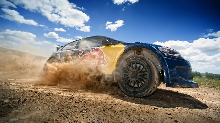 Unique Background for Rallycross Car Photography