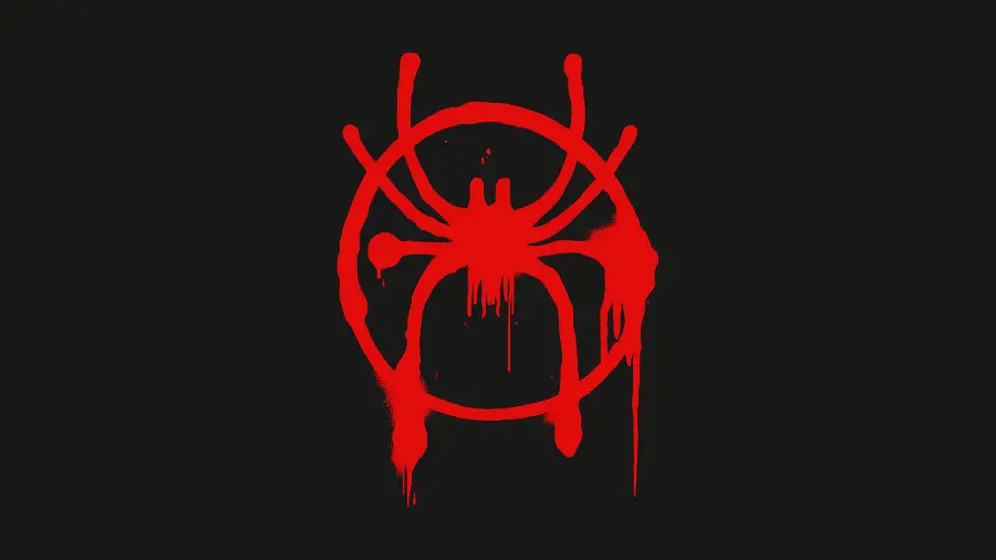 Download a cool and cool boy's wallpaper with a Spider-Man logo design