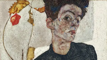 Egon Schiele paintings and figurative artworks by Austrian artist