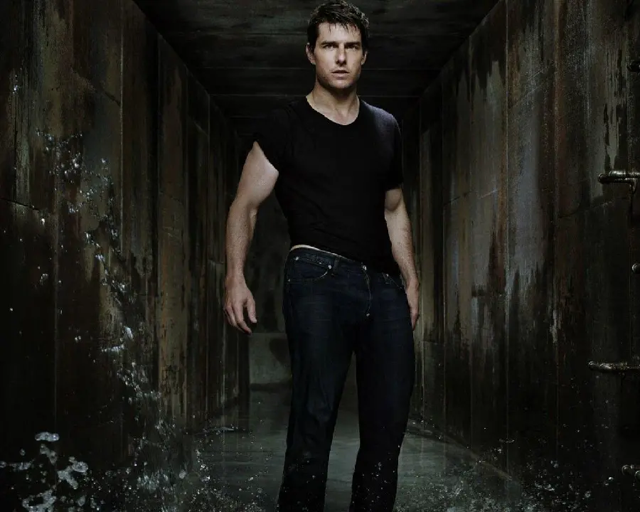Handsome and stylish Tom Cruise background