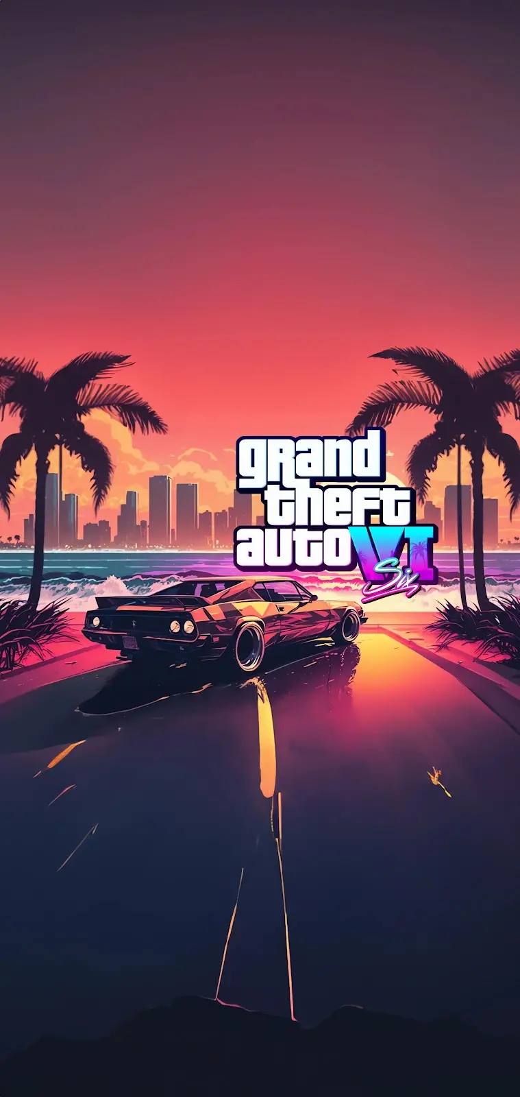 New official GTA 6 GTA background and poster