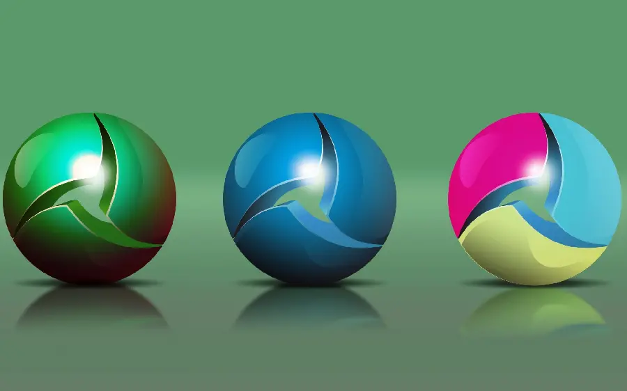 Wallpaper and wallpaper for desktop with an interesting and special digital design