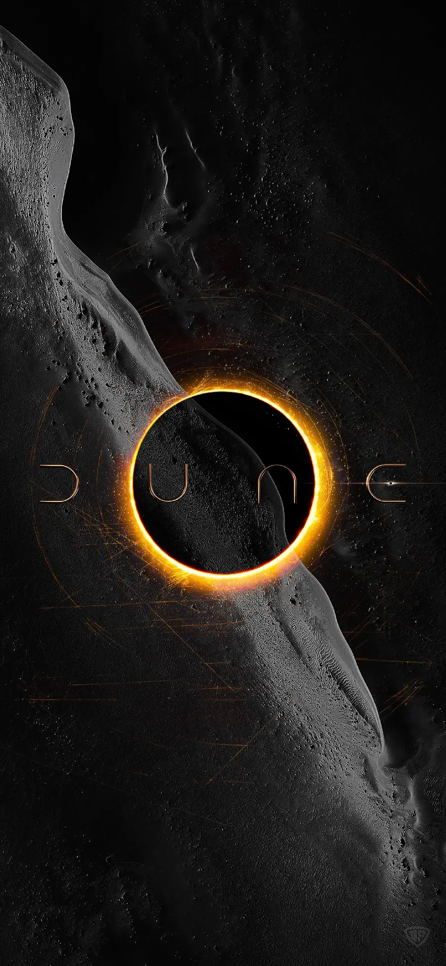 Amazing wallpaper for the phone lock screen from Dune 2