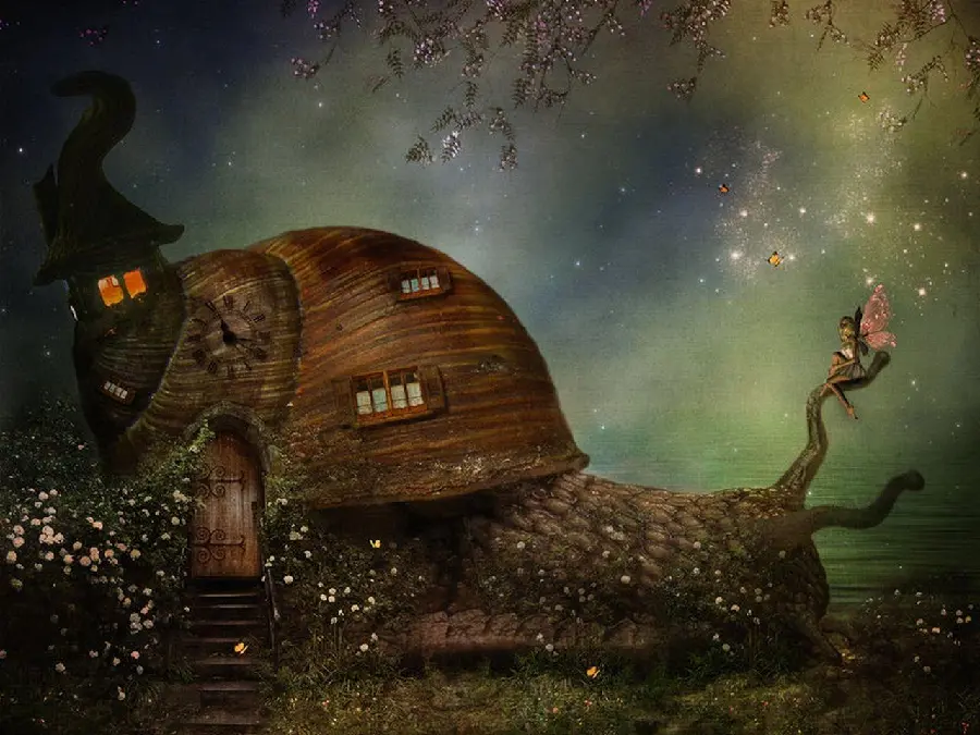 Dreamy and special background photo of animals in the style and art of surrealism