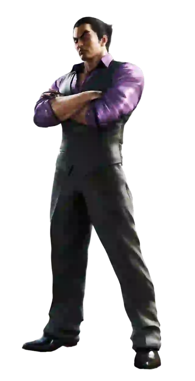 Kazuya Mishima Wallpaper with White Background