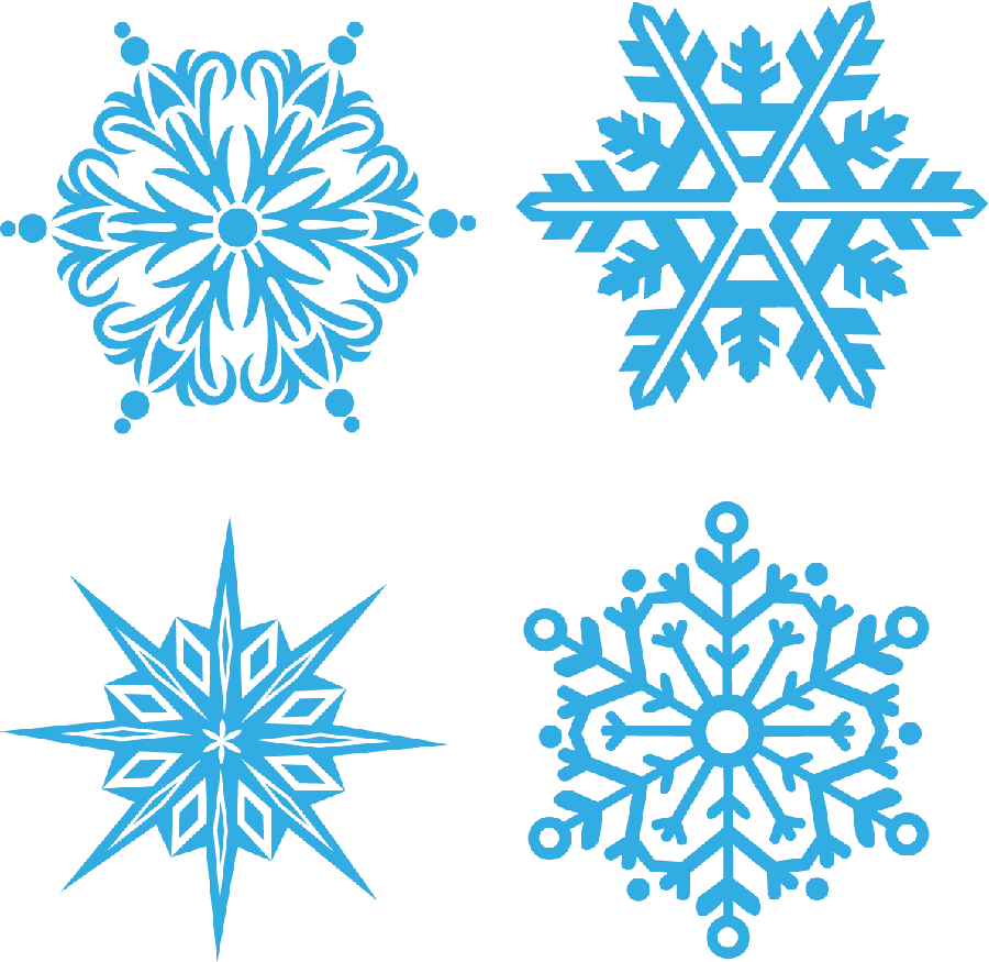 Snowflake photo in PNG format and completely free and downloaded