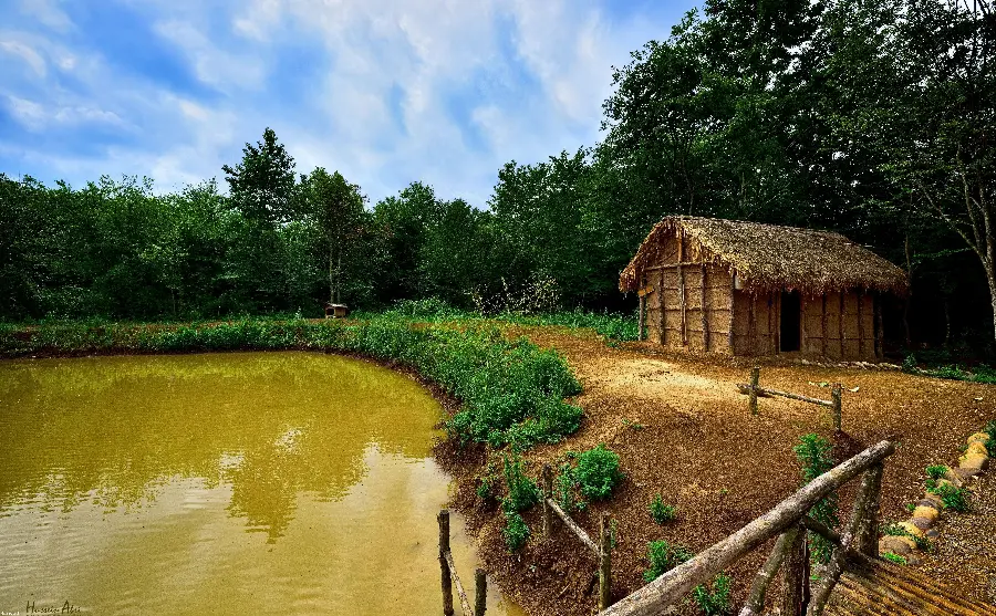 4k quality photo of nature and heritage museum of Gilan, Iran 1403